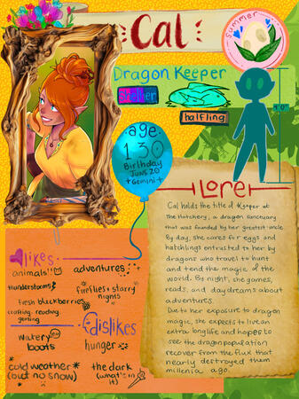 Official Character Sheet, by Thistle